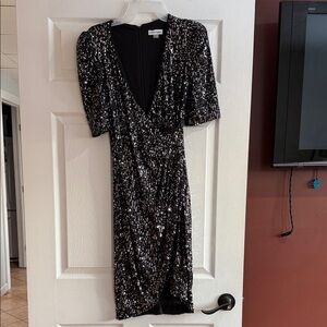 Sequin Black Dress